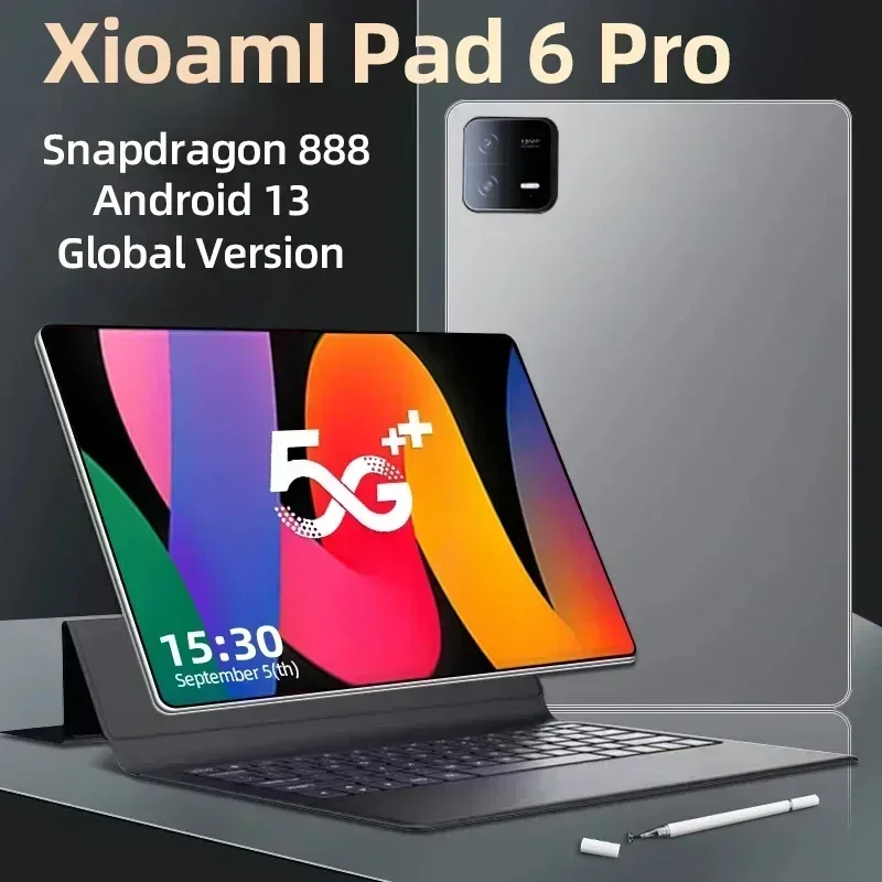 

Планшет Global Pad 6 Pro на Android 13, экран 11 дюймов, Snapdragon 2024, 12 Гб ОЗУ 888 Гб ПЗУ