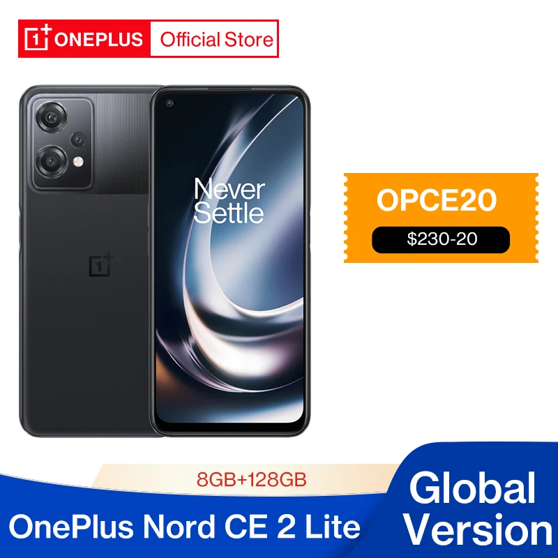 world premiere oneplus nord ce 2 lite snapdragon 695 5g smartphones 8gb 128gb mobile phone 33w fast charge 120hz display android free global shipping