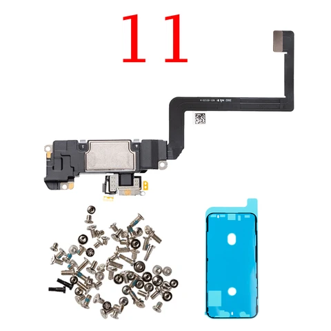 Гибкий кабель динамика для наушников для iPhone 12 11 Pro Max Mini X XS XR, датчик переднего освещения, лента в сборе, запасные части