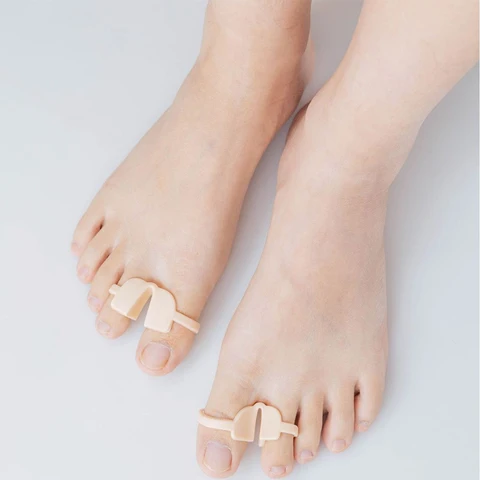 1 пара, силиконовый разделитель для пальцев ног, при вальгусной деформации