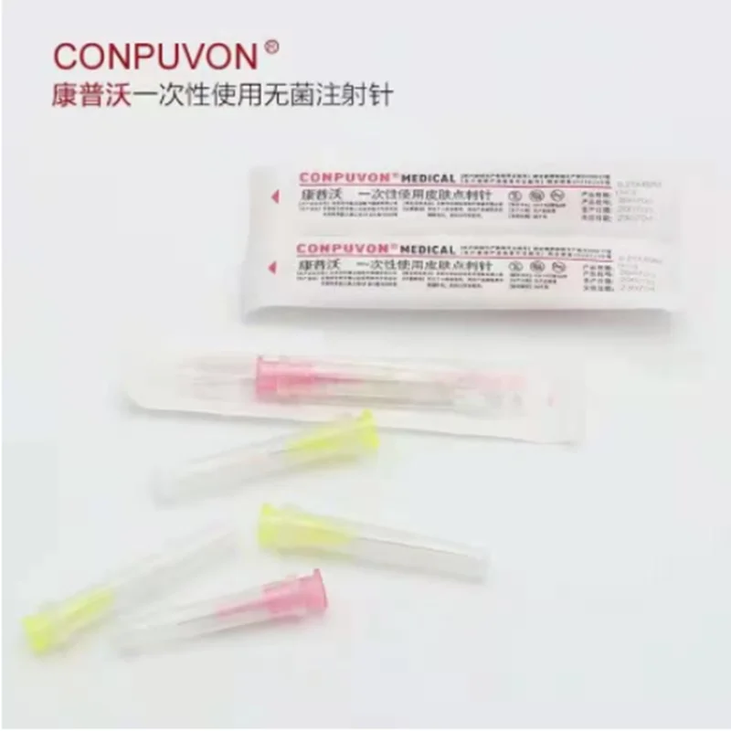 Disposable Sterile Nano Skin Injection Needle 31G 4mm 34G 1.5/4mm Skin Gel Injection