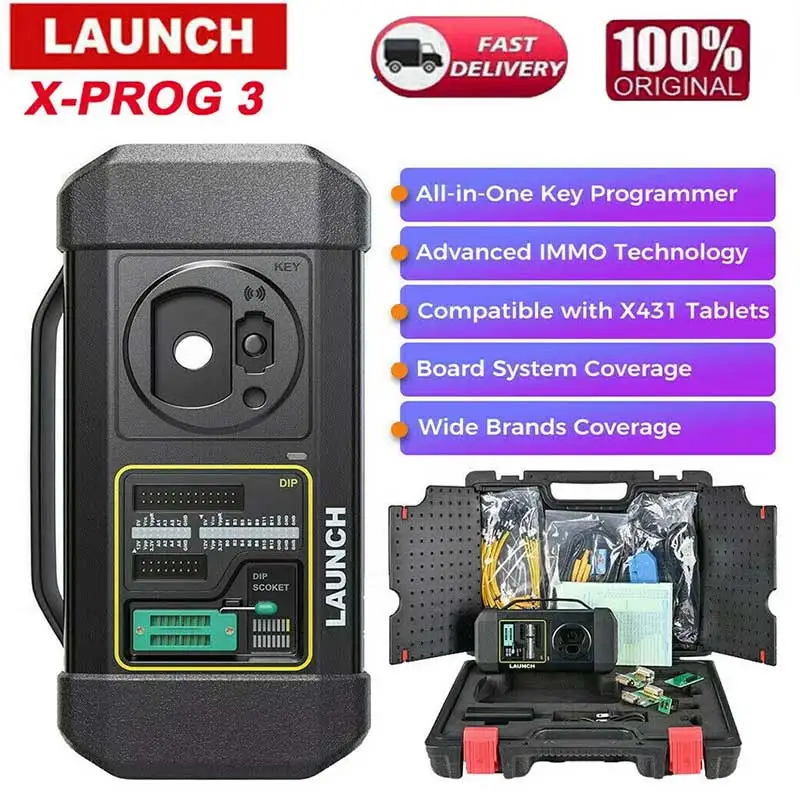 Новый Запуск X431 X-PROG 3 автомобильный ключевой программатор иммобилайзер