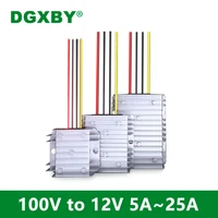 dgxby 48v60v72v80v100v to 12v 5a25a dc power converter 40 120v to 12 1v electric vehicle power step down ce rohs