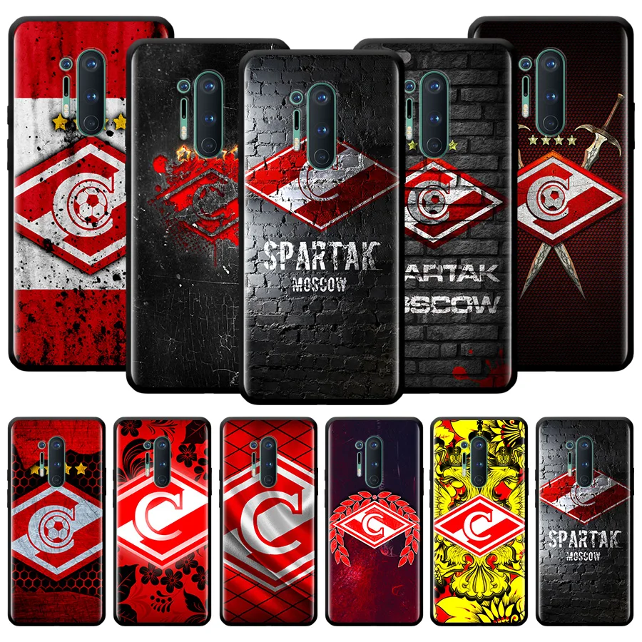 

Spartak Moscow Silicone Case For Oneplus Nord N100 N200 N10 2 CE Z 7 8 9 9RT 9R 7T 8T Pro 5G Luxury Shockproof Shell Fundas TPU