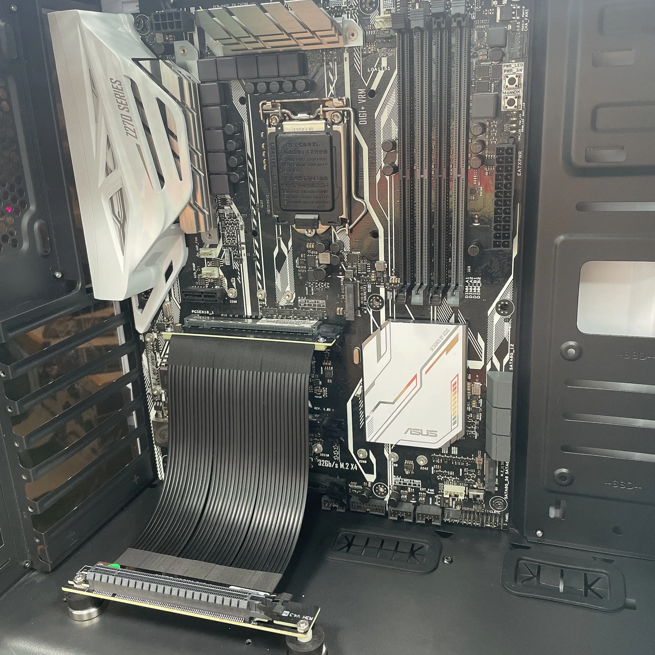 Высокоскоростной PCI Express 4 0x16 Райзер Удлинительный кабель вертикальный GPU Gaming PCIe4.0