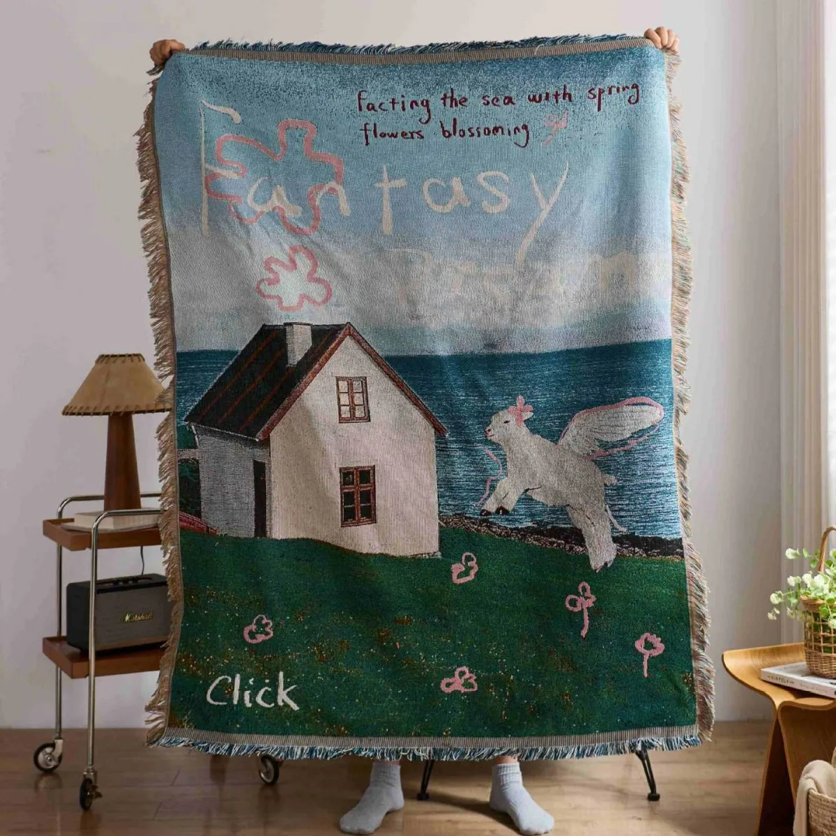

Текстильное одеяло Fantasy Sea House