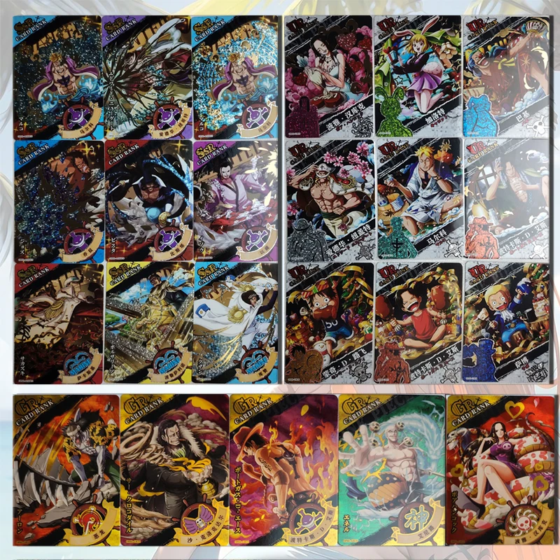 Фото ONE PIECE SSR UR карта Обезьяна Д. Луффи Нами Боа Хэнкок Перона Ширахоши Калифа мальчик Коллекция игрушек Подарки на день рождения и Рождество №1