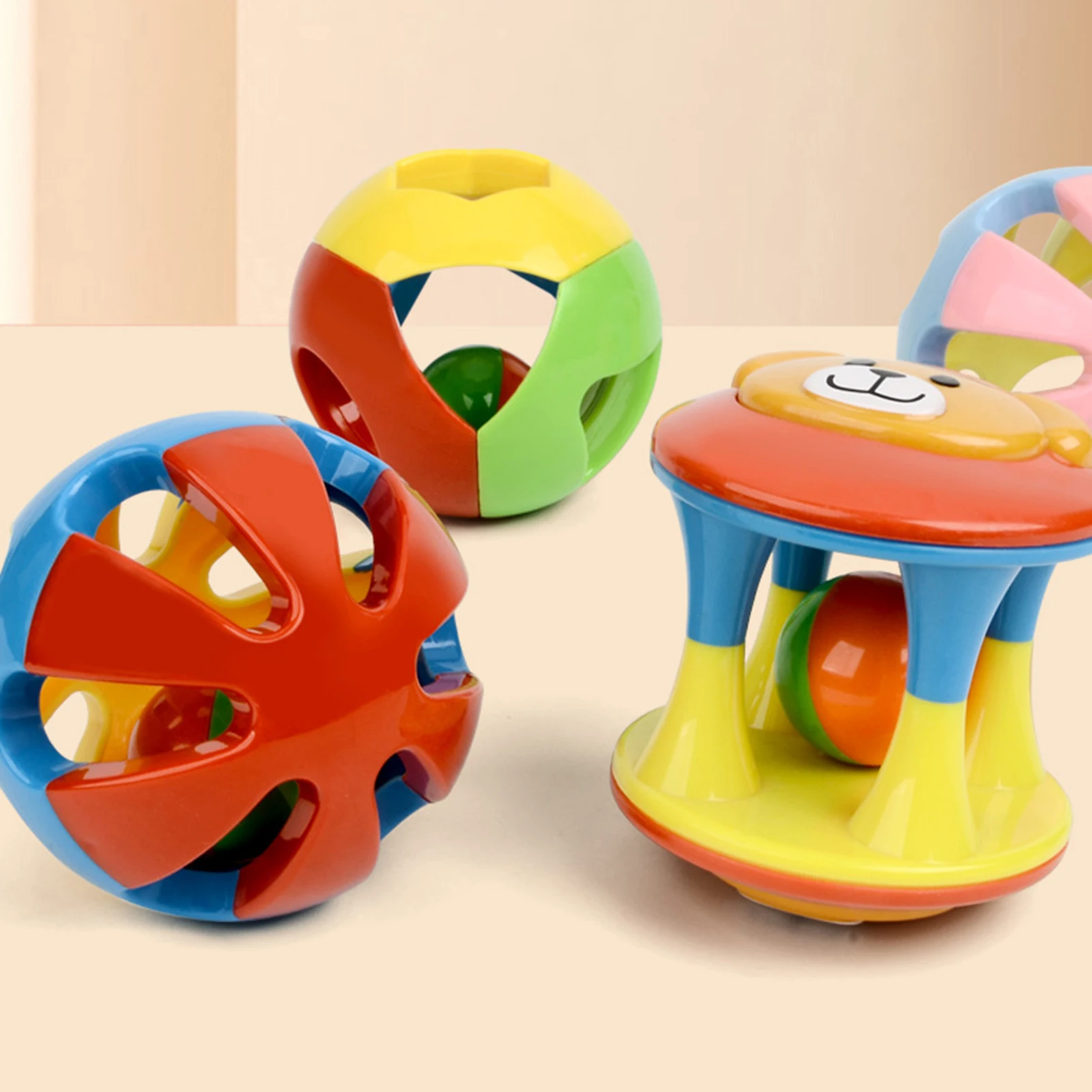 

Baby Rattles Ball Toys Infant Grab Shake Rattle Hand Bell Rattles Early Development Learning Music Toy Newborn Birthday Gifts