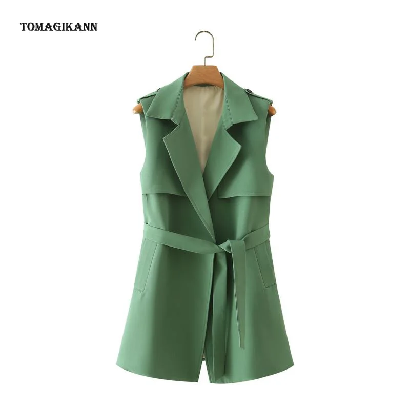 

Женский облегающий костюм, жилет, модный однотонный однобортный жилет с V-образным вырезом, женские укороченные топы для офиса в английском ...