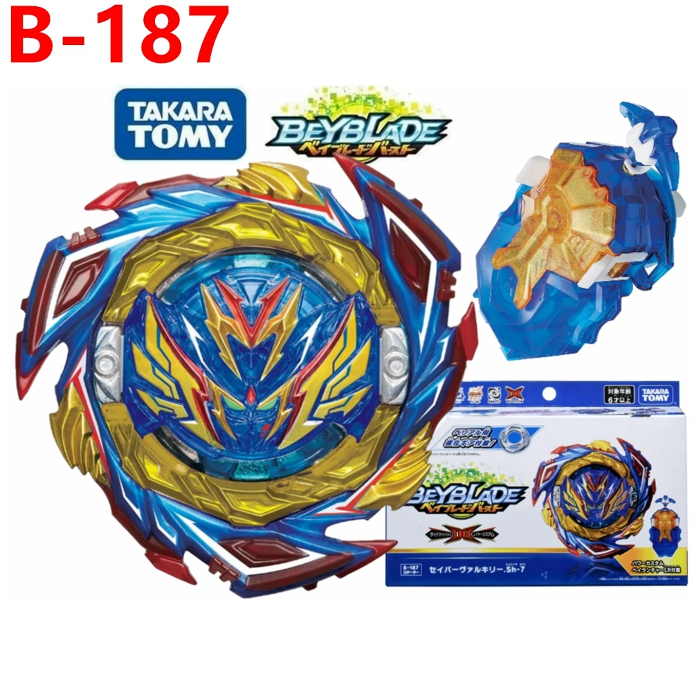 

2021 New Product Japan Genuine Takara Tomy Beyblade Burst B-187 Starter Saber Valkyrie.Sh-7 Booster as Children's Toys