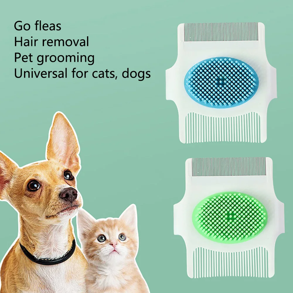 

Многофункциональная Расческа для блох, креативная Массажная щетка, портативная щетка для удаления шерсти у собак, кошек, шерстяная щетка, и...