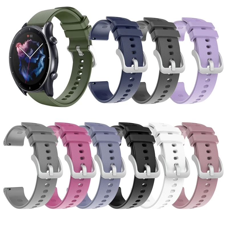 

Silicone Strap Suitable for huami-Amazfit GTR3 3pro 22mm Waterproof Durable Smart Watch Fashion Band Bracelet Wristband