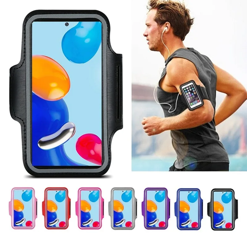 

Arm band Case for Running Phone Holder Bracelet for Redmi Note 11 Pro 10 9 8 Pro Max 11S 11T 10S 10T 9S 9T 8T 9A 9C Sports Bag