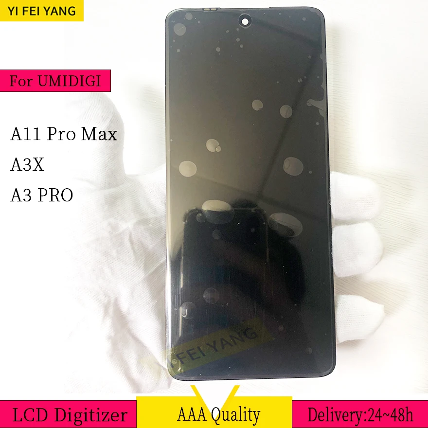 ЖК-дисплей и сенсорный экран в сборе для Umidigi A11 Pro Max, 5 шт., дигитайзер для замены ЖК-дисплея для UMIDIGI A3X / A3 Pro