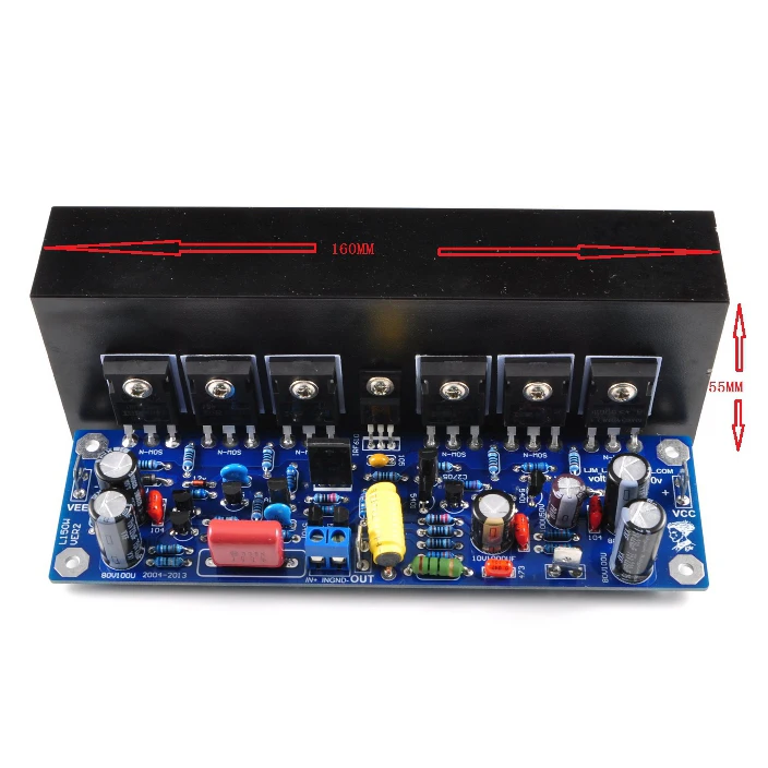Фото Моно-усилитель LJM L150W Class AB DC +/- 45V 200W8R (+-60V) 400W 4R (+-60V) Готовая плата 200W MOSFET IRFP250 FET №4