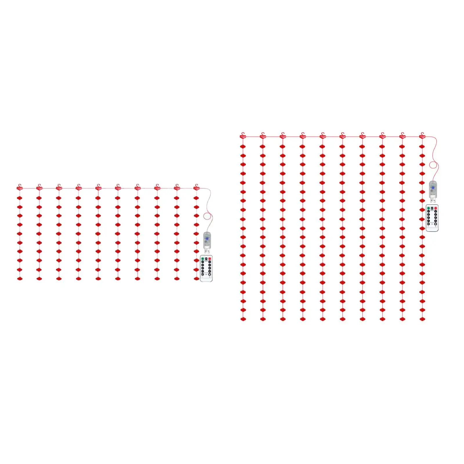 

Fairy Lights Ornament Decoration Curtain Scene Layout for Chinese New Year