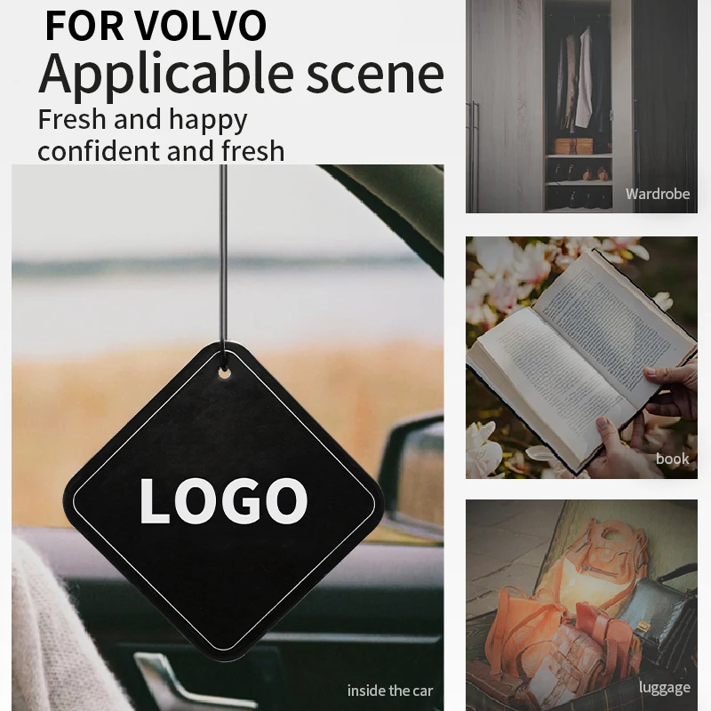 

Car Air Freshener Natural Scented Paper Perfume Fragrance For Volvo xc90 v40 v50 s60 v60 v70 c30 xc40 s40 Car Interior Accessory