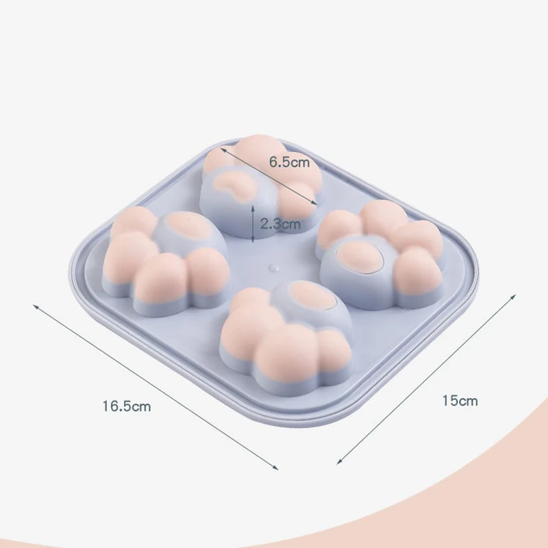 Контейнер для льда из пищевого силикона форма в виде кошачьего когтя коробка