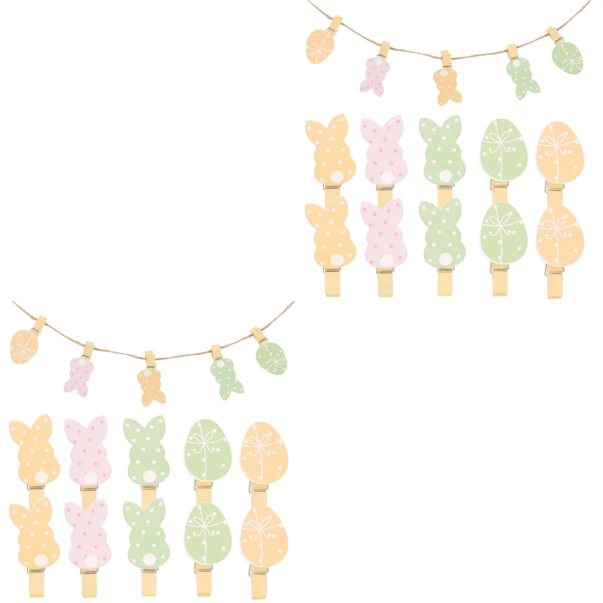 

80 pcs Easter Picture Clips Replaceable Photo Clips Lovely Picture Clips Party Picture Clips Compact Photo Clips