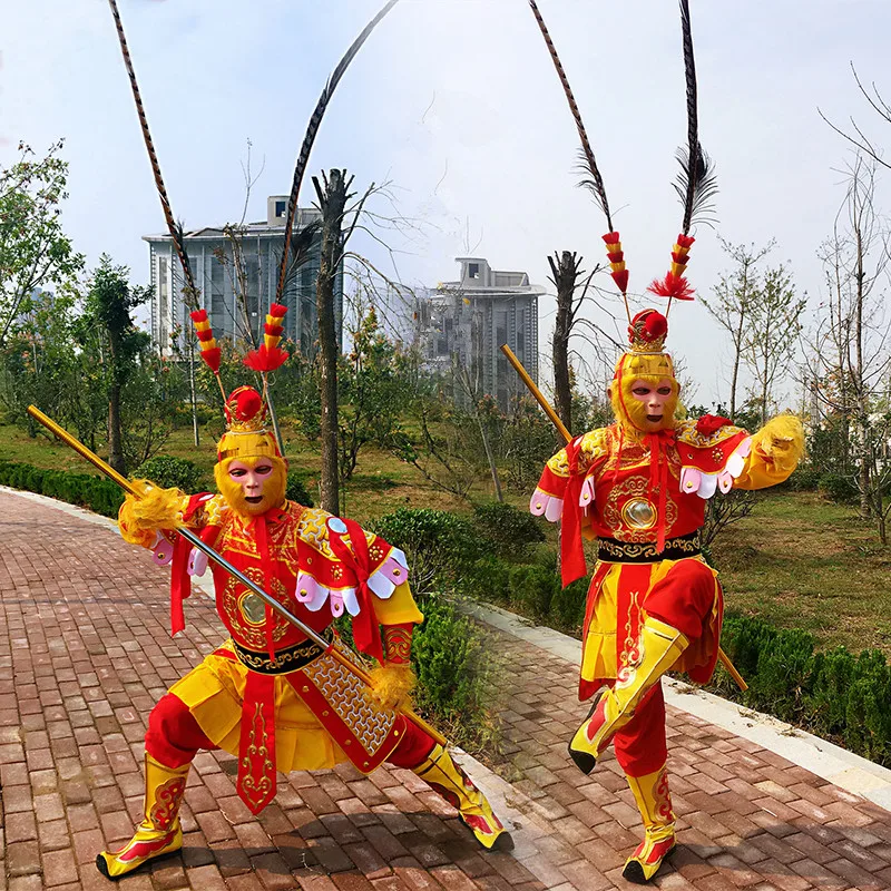 

Chinese Sun Wukong Cosplay Clothing For Adults Monkey King Costumes Tv Movie Play Journey To The West Festival Supplies