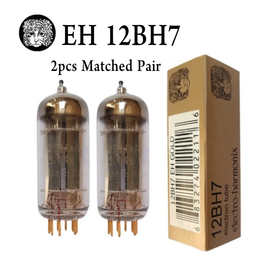 

Russia EH 12BH7 12BH7A Vacuum Tube Gold Foot HIFI Audio Valve Replace 6N6 7119 Electronic Tube Amplifier Kit DIY Matched Quad