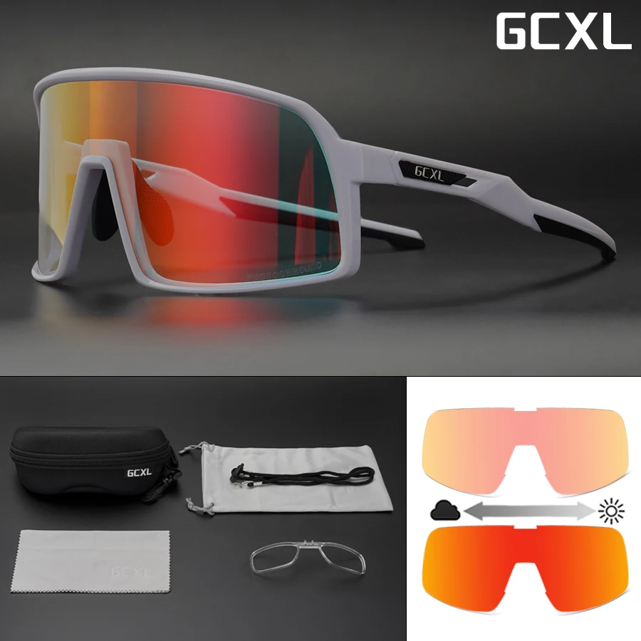 Фотохромные велосипедные очки UV400 женские безопасности для спорта на открытом