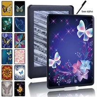tablet back case for kindle paperwhite 4123kindle 8th genkindle 10th gen anti fall butterfly print protective shell cover