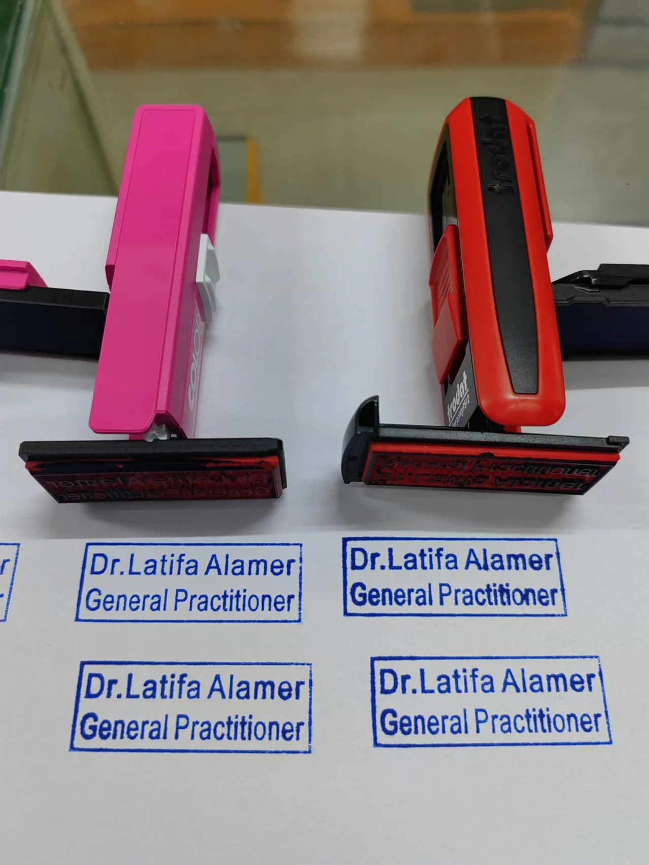 Карманная фирменная печать портативная выдвижная задняя без крышки