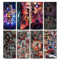 marvel avengers marvel phone case for samsung note 8 note 9 note10 m11 m12 m30s m32 m21 m51 f41 f62 silicone