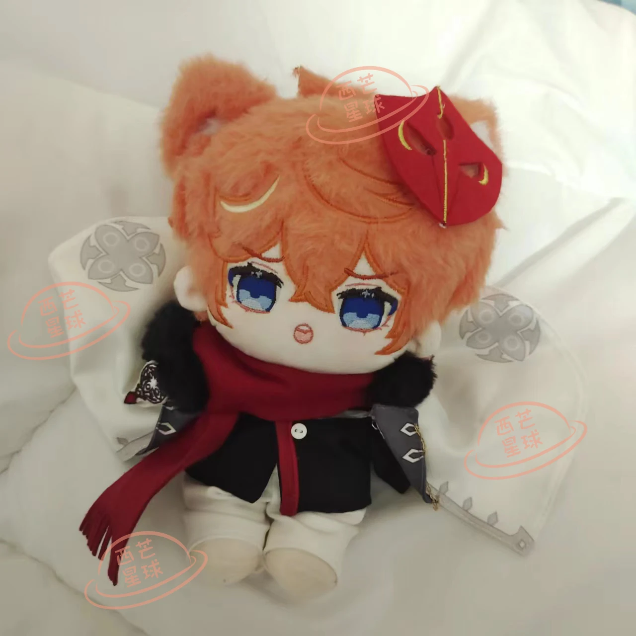 

Tartaglia Plush Anime Genshin Impact Cotton Doll Rabbit Hair Normal Body Cosplay 20CM Plush Toy Stuffed Doll Christmas Gifts