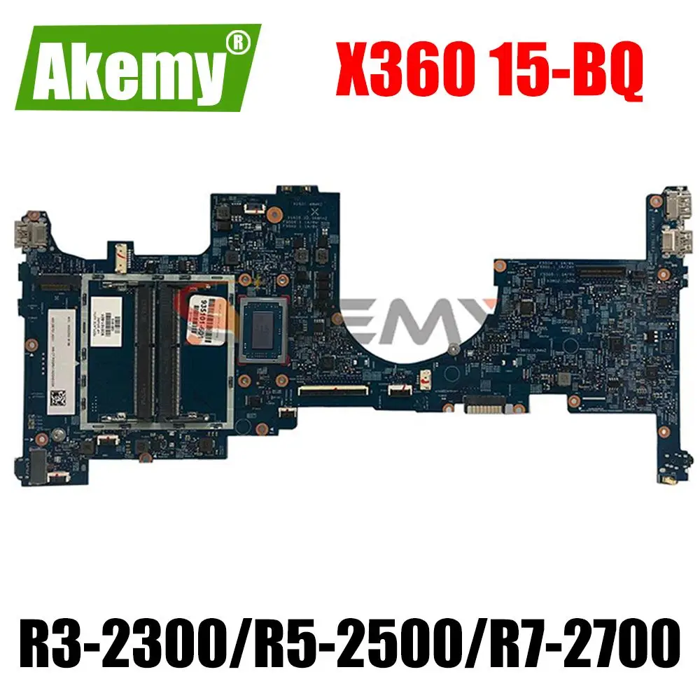 

For HP Envy x360 15-BQ Laptop Motherboard Mainboard 16907-1 Motherboard DDR4 With AMD R3-2300U R5-2500U R7-2700U CPU