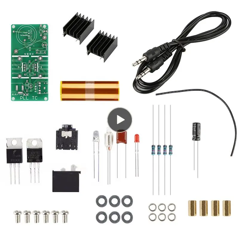 

DIY Mini Tesla Coil Kit 15W Mini Music Tesla Coil Plasma Speaker Tesla Wireless Transmission DC 15-24V/2A Music Speaker