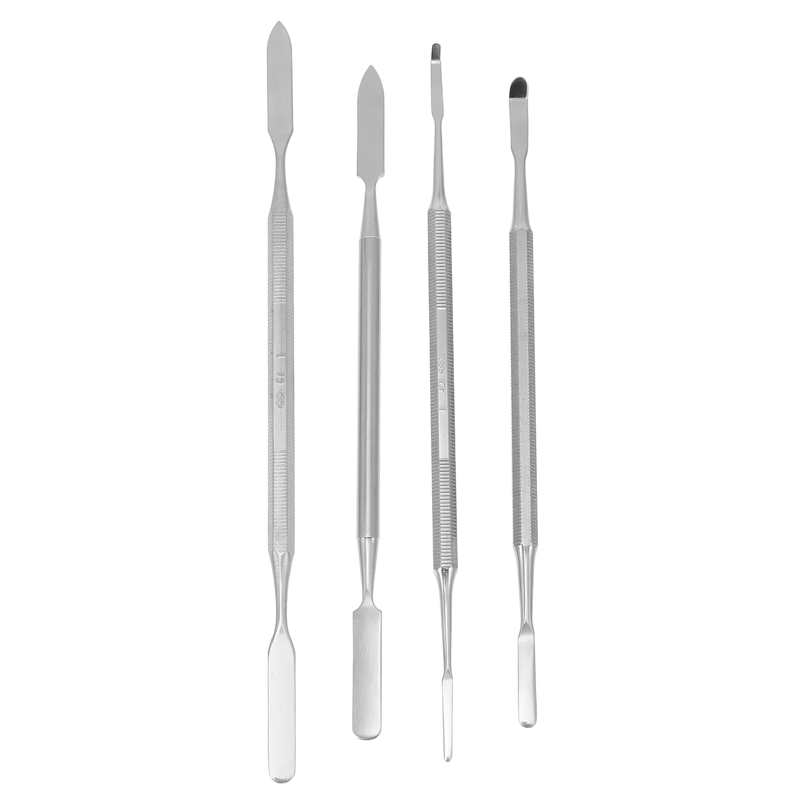 

4 Pcs Mixing Spoon Stainless Spatula Skincare Spatula Spatulas Skin Care Tools Palette Nail Pen Depotting Spatula