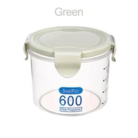 three colors 600 1000ml food storage box plastic grain bean rice storage box multigrain storage tank transparent sealed cans