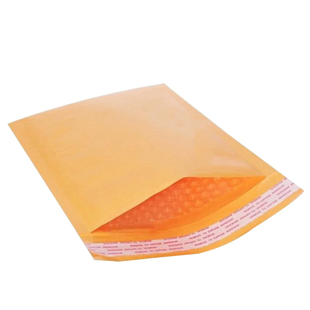 

50Pcs 130x170mm Kraft Bubble Film Mailing Envelope Bags With Customizing