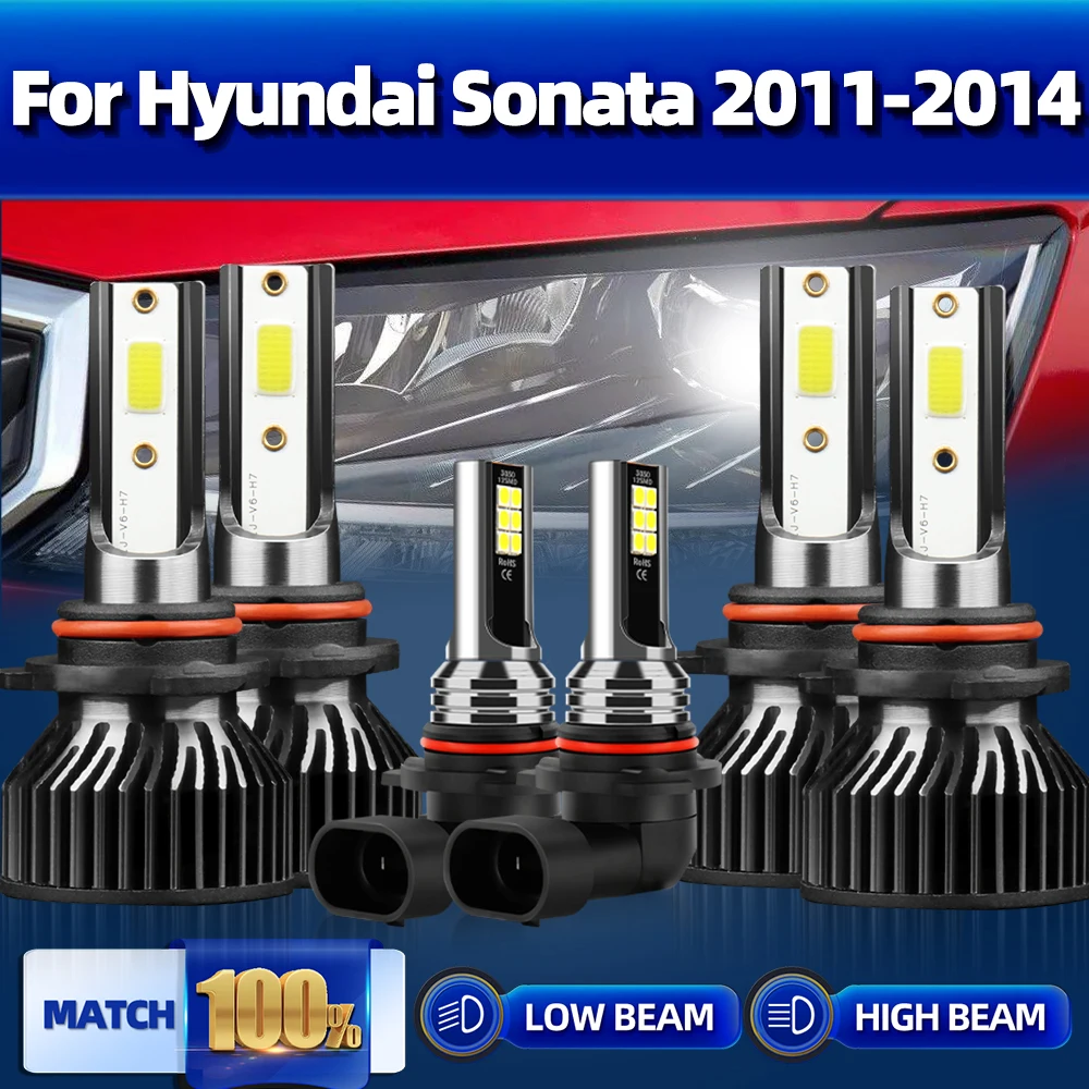 

H7 LED Car Headlight Bulb 90W 12000LM CSP Chip Auto Lamp High Low Beam Auto Headlamps For Hyundai Sonata 2011 2012 2013 2014