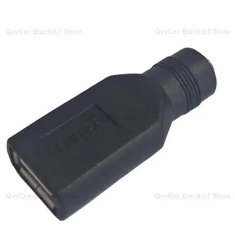 USB-адаптер 5,5*2,1 мм черный