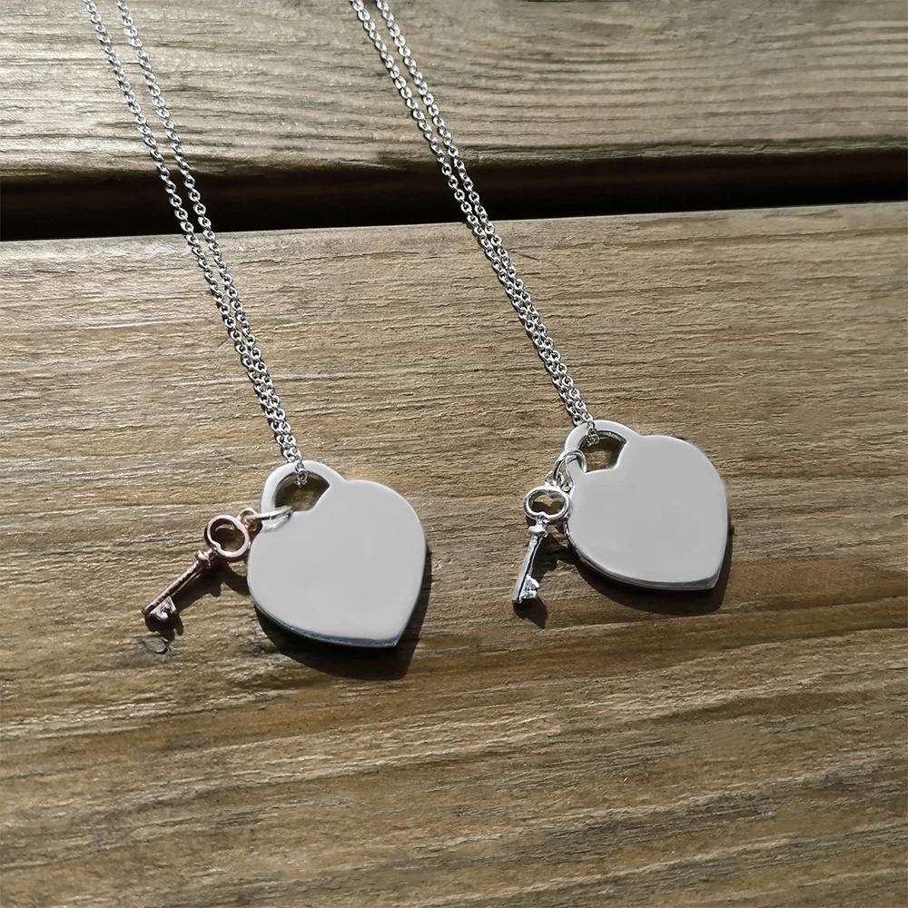 

Classic Necklace Sweater Chain Heart Shape S925 Sterling Silver Fashion Elegant Wedding Accessory