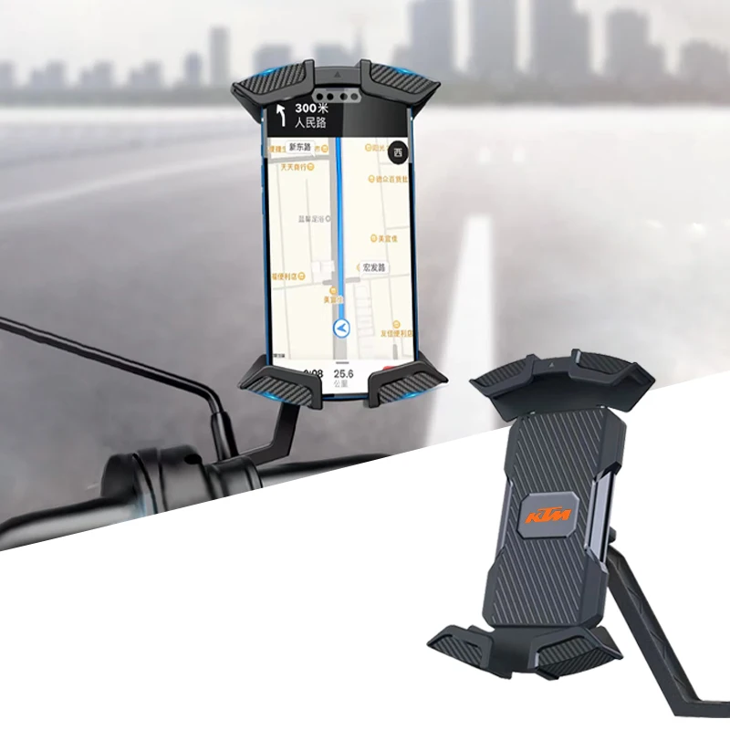 

Motorcycle Bike Phone Holder GPS Bracket Mount Clip Support Moto Mirro Handlebar Mount for KTM Adventure 1290 Accessories