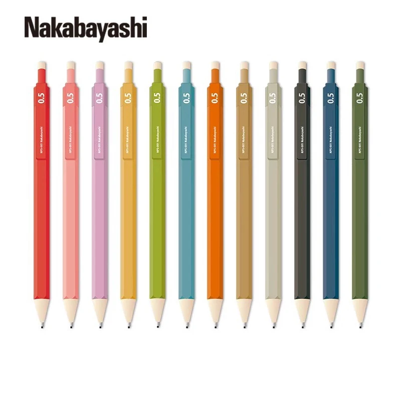1 шт. японский автоматический карандаш Nakabayashi с шестигранным узором 0 3/0 5/0 9 мм