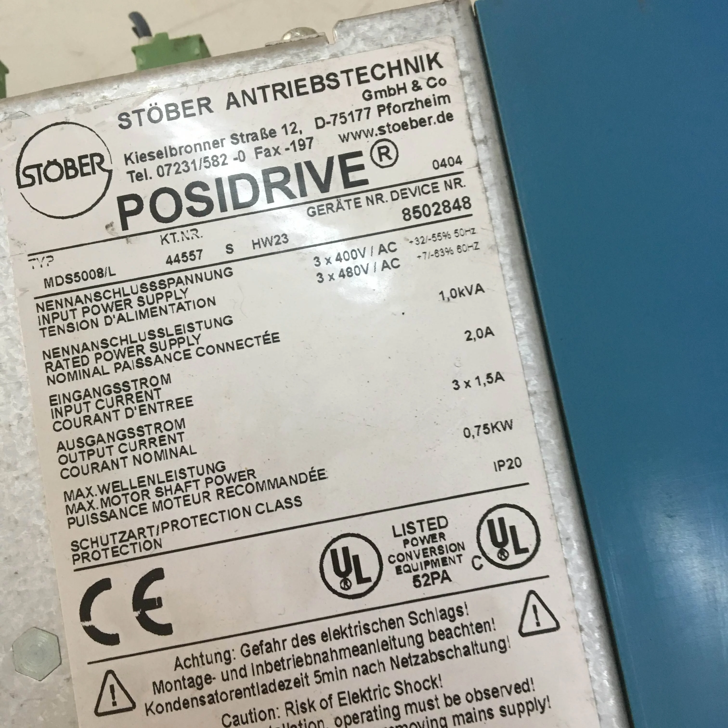 

Оригинальный складной станок STOBER drive MDS5008/L, хорошее использование
