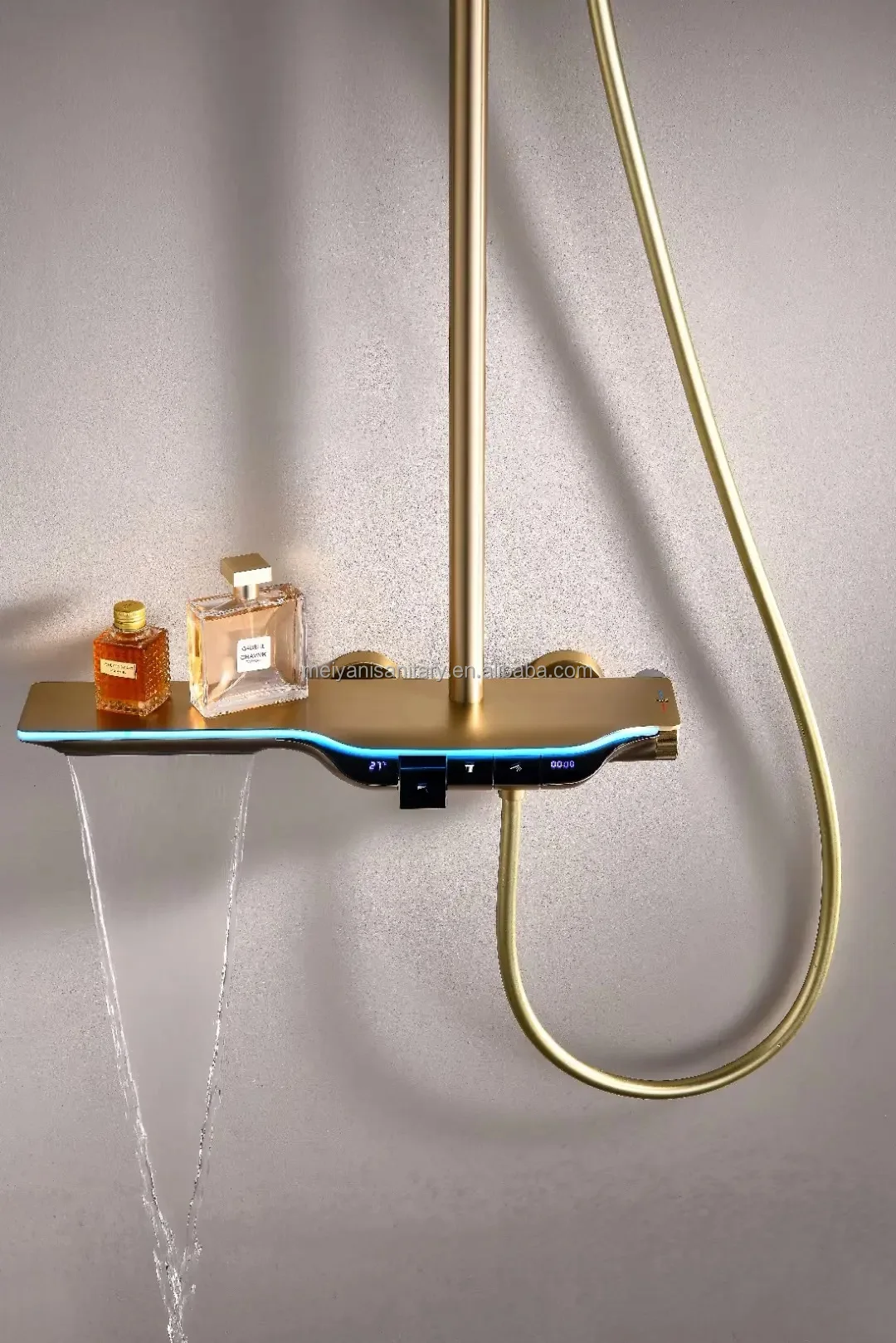 MYN Tiktok модный роскошный золотой настенный держатель для ванной комнаты с горячей