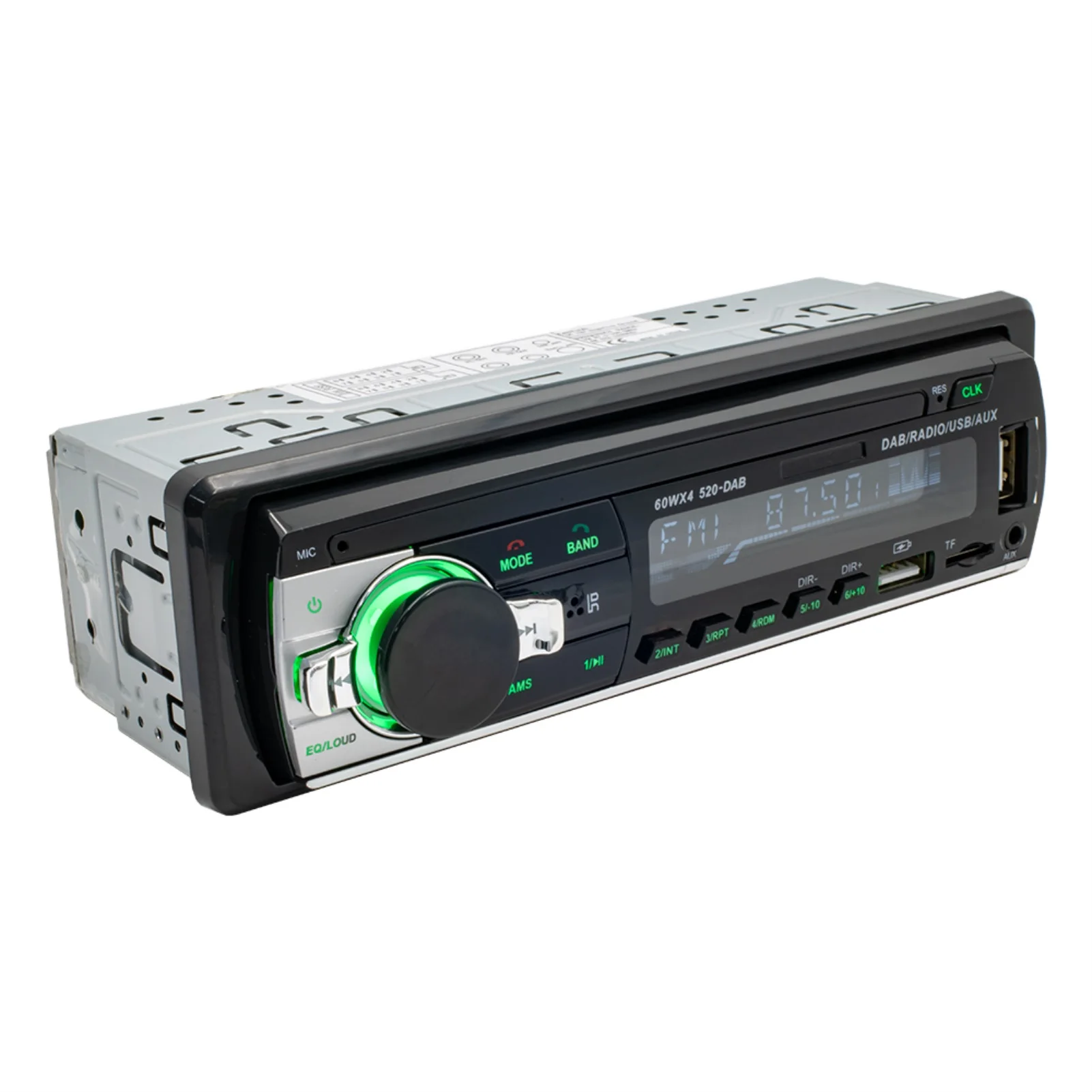 

1 DIN Car Radio FM Autoradio AUX-in TF U Disk MP3 Player Handfree Auto Stereo Multimedia Audio In Dash Head Unit