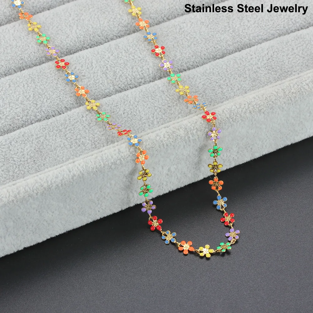 Женское ожерелье-чокер из нержавеющей стали 16-30 дюймов |