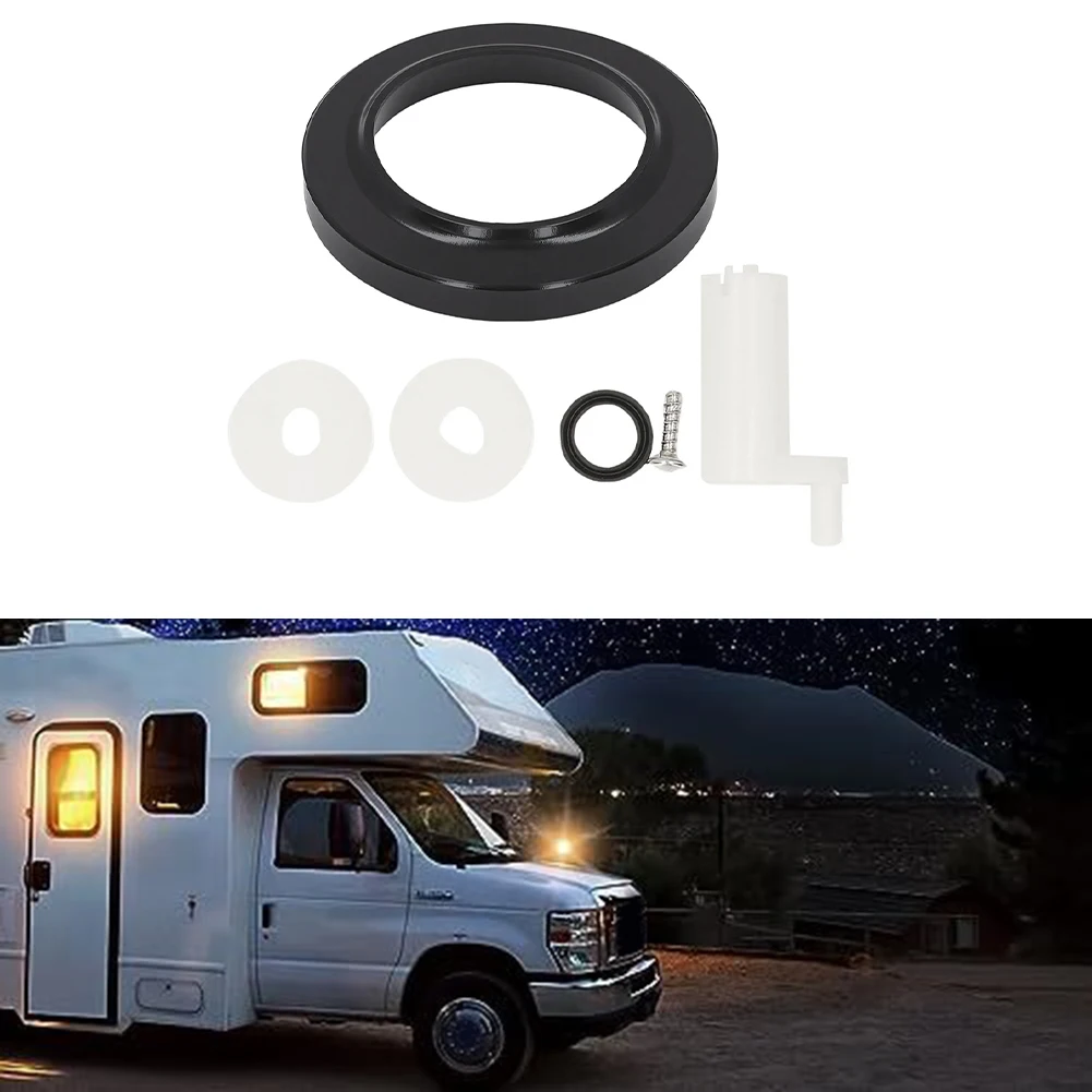 Фото Комплект рычагов привода сливного клапана 42048 для туалетов Ford RV: восстанавливает правильное механическое соединение для движения сливного клапана №1