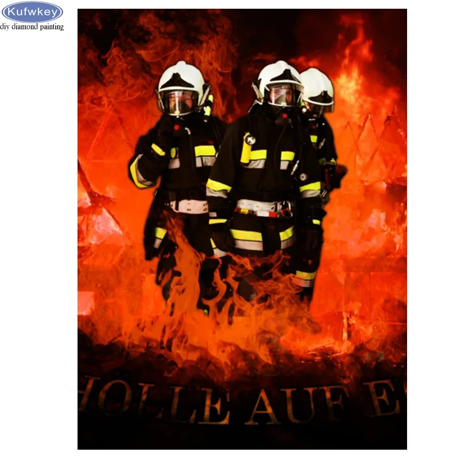

5D алмазная живопись ручной работы, подарок, пожарный, пожарная техника, вышивка, мозаика, вышивка, Декор