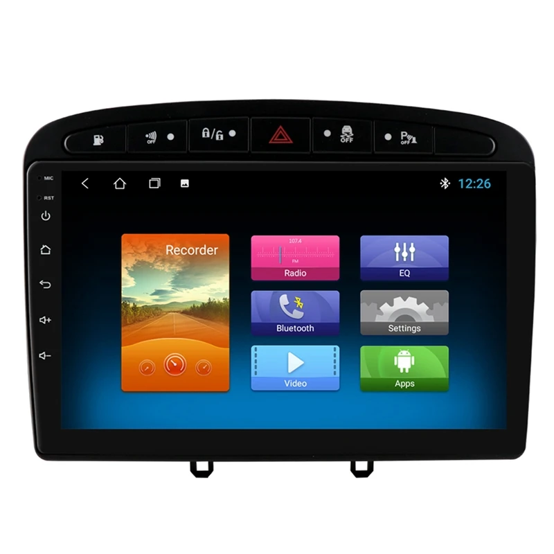 

Автомагнитола 9 дюймов HD MP5 мультимедийный плеер Android 11,0 радио GPS навигация Wifi Bluetooth для Peugeot 408 2012-2016