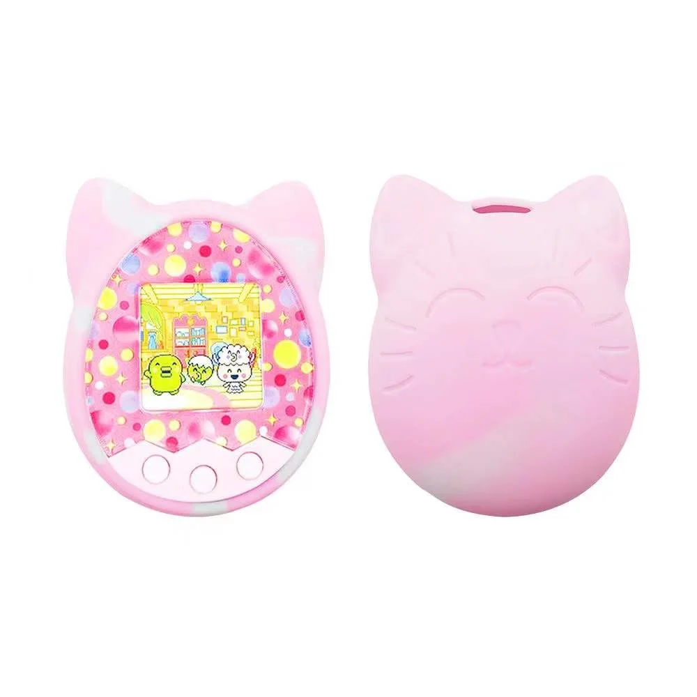 

2022 Protective Hard Case and Silicone Cover for Tamagotchi on Interactive Pet Game Machine On 4U+ PS m!x iD L and Meets(only