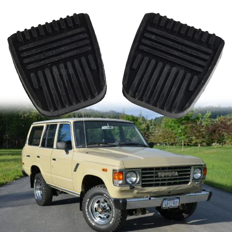 Накладка на педаль тормоза для Toyota Land Cruiser 1985-1987 2 шт. резиновая сменная накладка