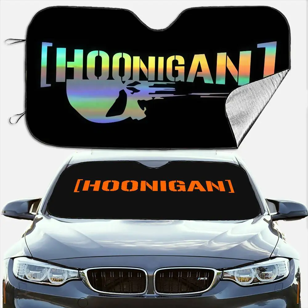 Фото Солнцезащитный козырек H-Hoonigan для лобового стекла автомобиля, защита от УФ-излучения, защитный чехол-накладка на лобовое стекло №2